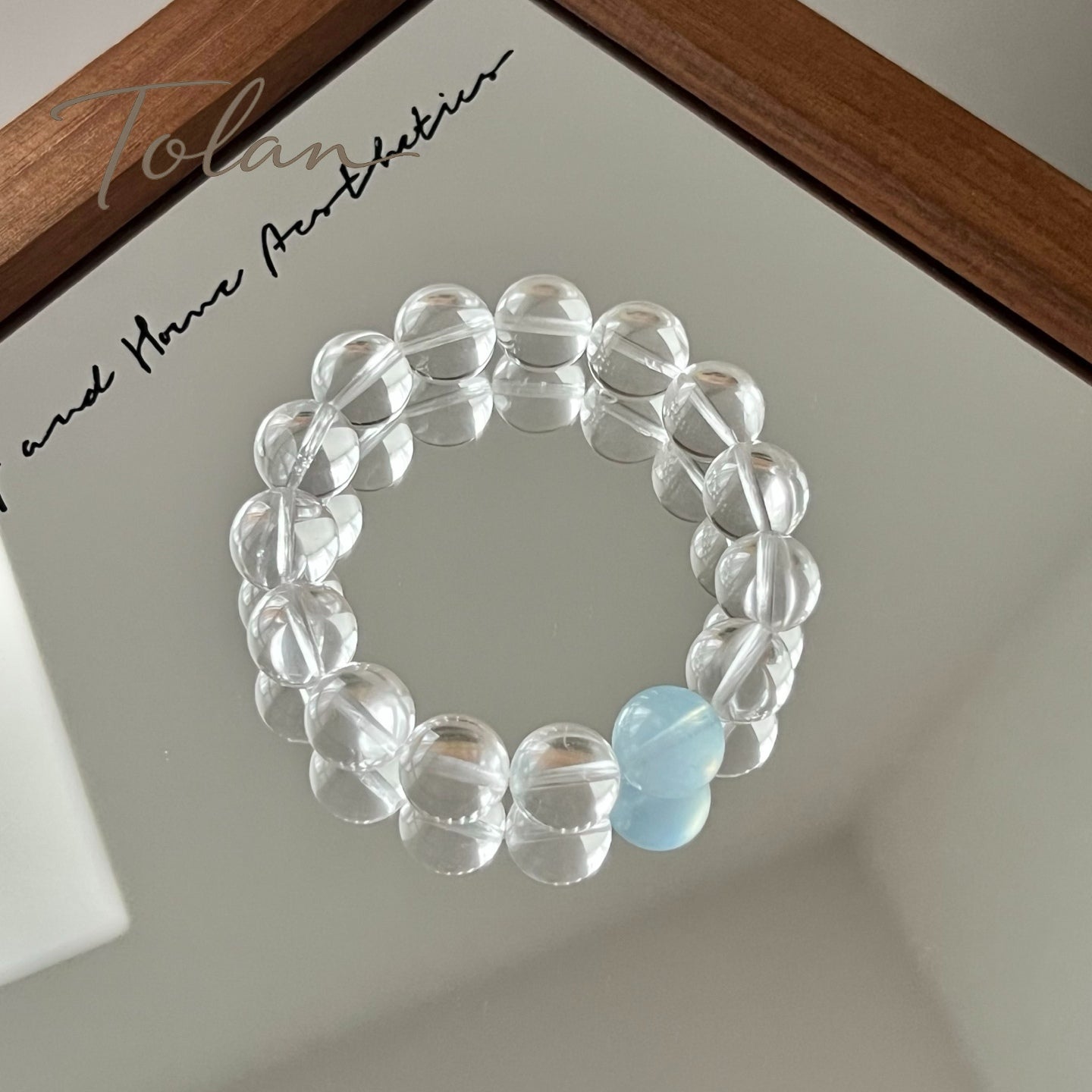 Tolan Serenity Quartz & Aquamarine Bracelet