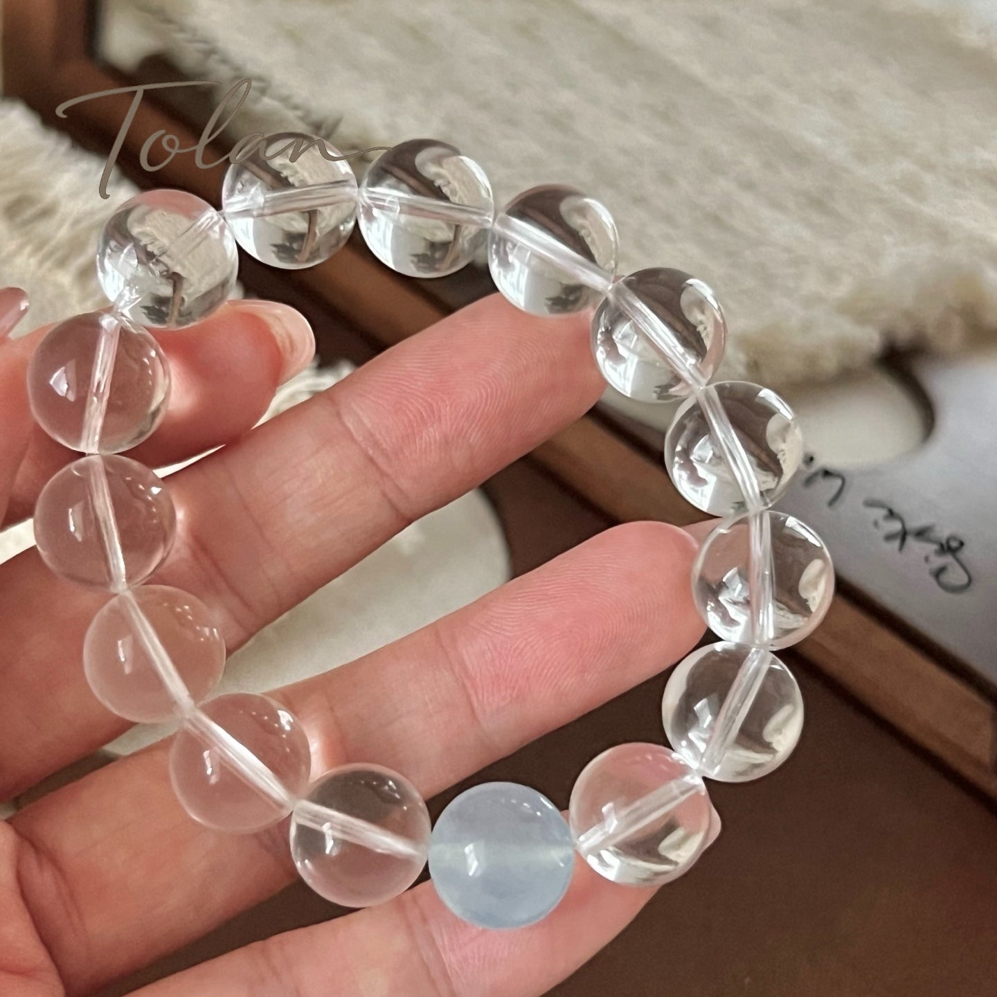 Tolan Serenity Quartz & Aquamarine Bracelet